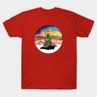 "Christmas Music" with two Ferrets T-Shirt